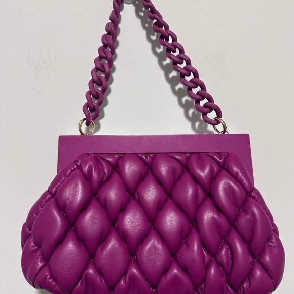 BC Bags Quilted Clutch with Chain Strap - Picture 6 of 7